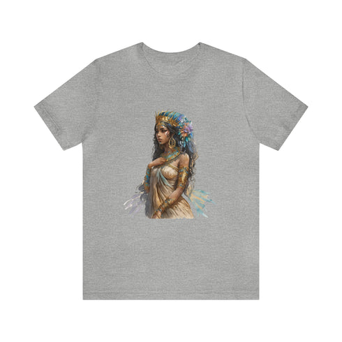 Ancient Egyptian Priestess - Short Sleeve Tee Athletic Heather